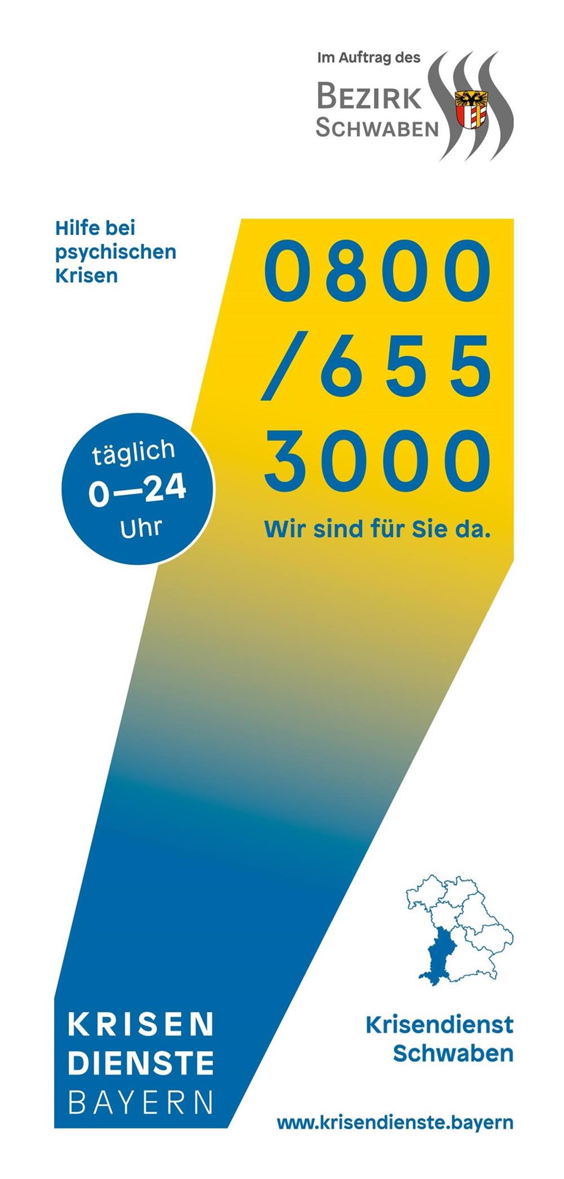 Krisendienst Flyer Vorderseite