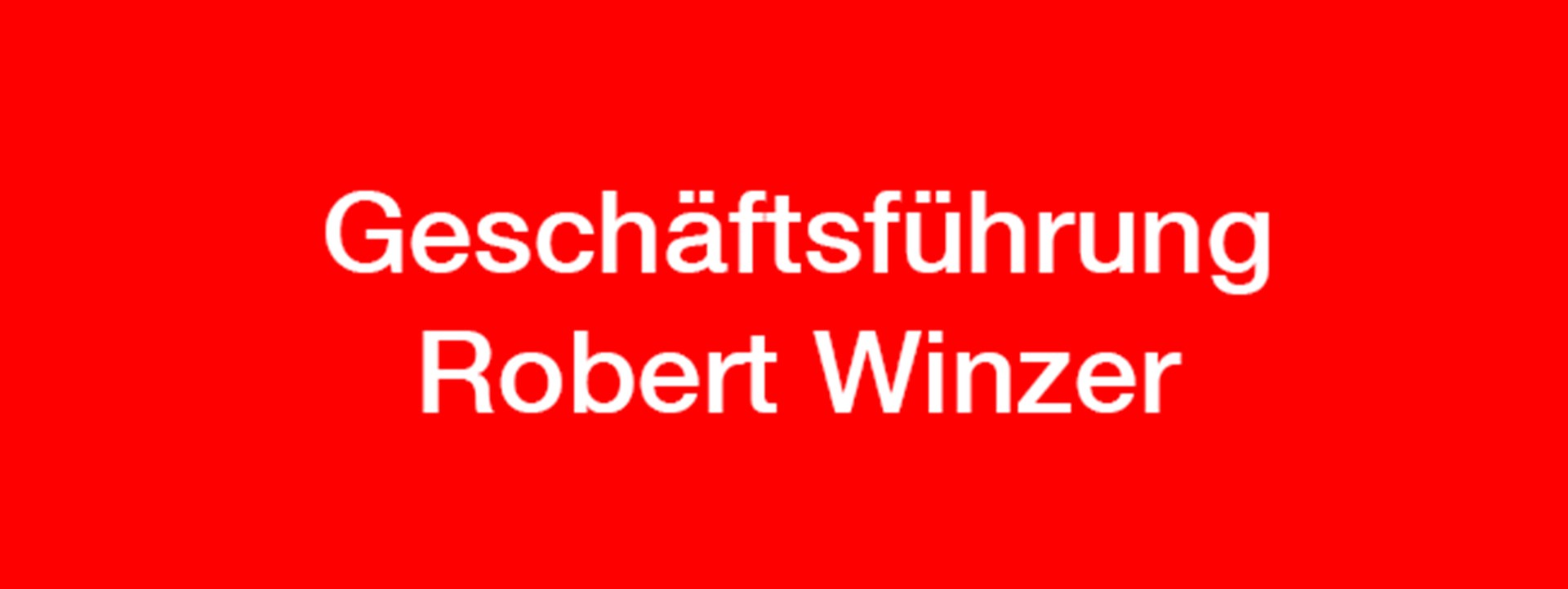 Geschäftsführung Robert Winzer